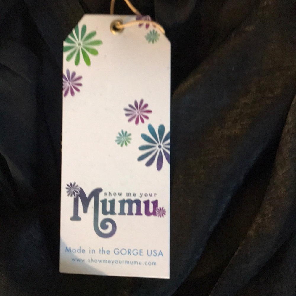 Show Me Your MuMu Winslet Hi-Slit Dress S - Picture 8 of 10